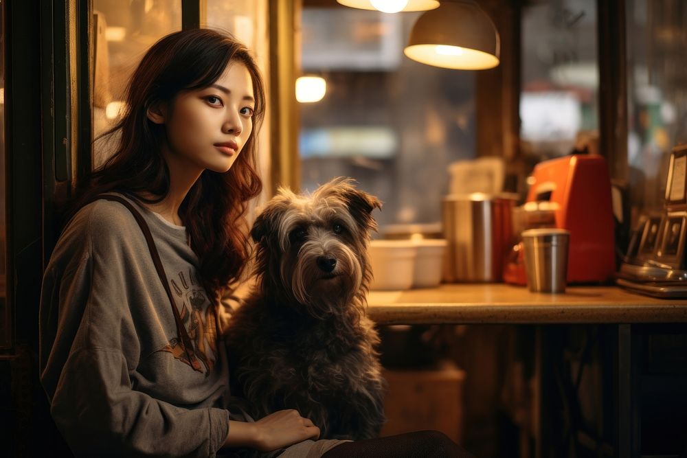 Taiwanese pet portrait sitting. AI generated Image by rawpixel.