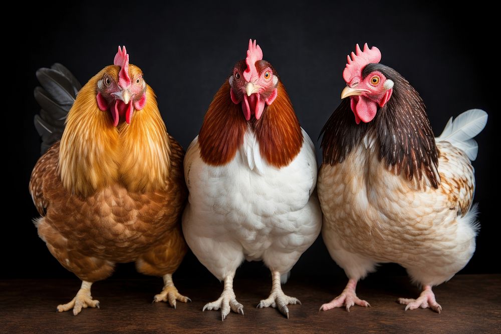 Chickens poultry animal bird. 