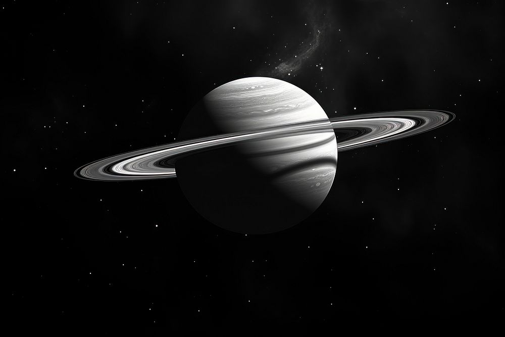 Saturn in galaxy astronomy vehicle planet. AI generated Image by rawpixel.