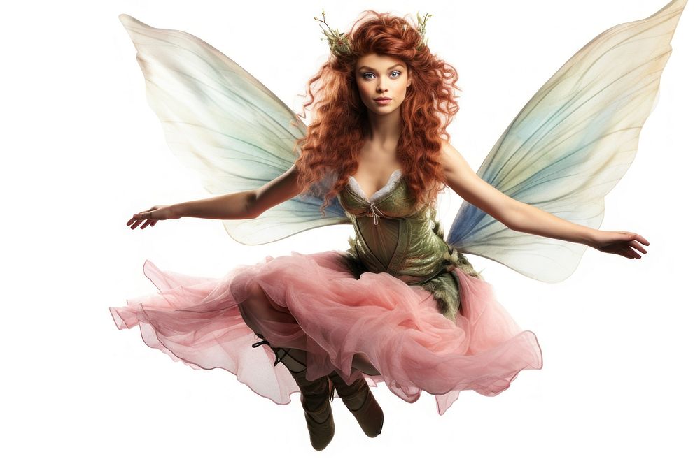 Fairy costume dancing angel. AI generated Image by rawpixel.