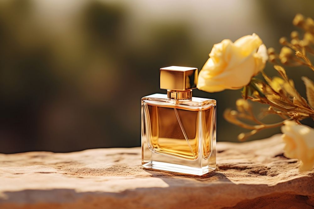 Elegance perfume bottle cosmetics container freshness. AI generated Image by rawpixel.