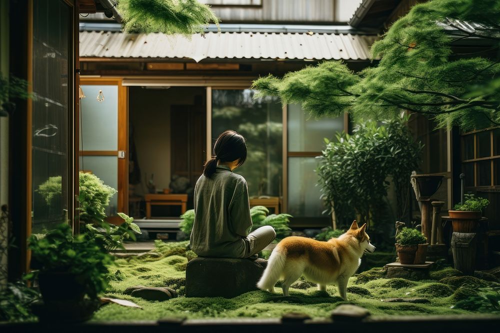 Japanese dog animal mammal. AI generated Image by rawpixel.