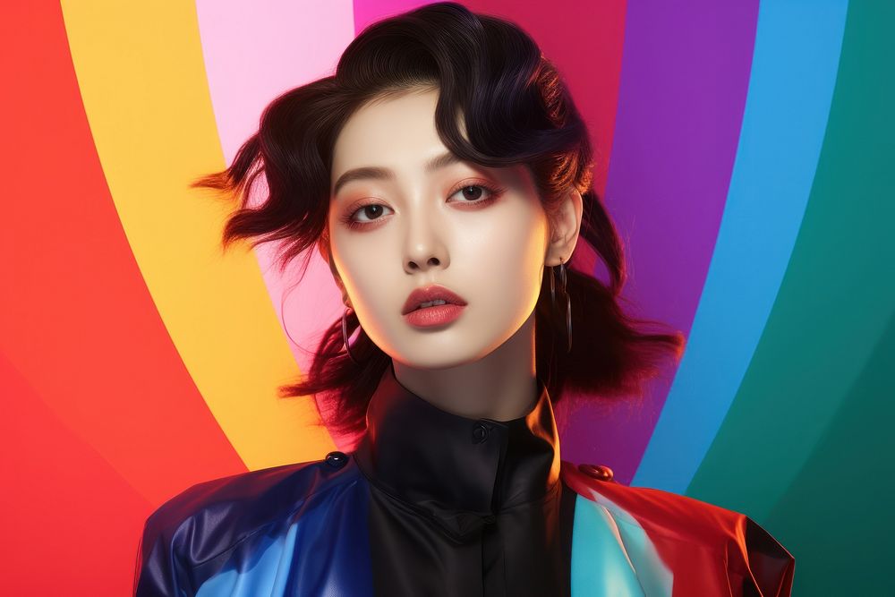 Korea idol portrait adult photo. AI generated Image by rawpixel.
