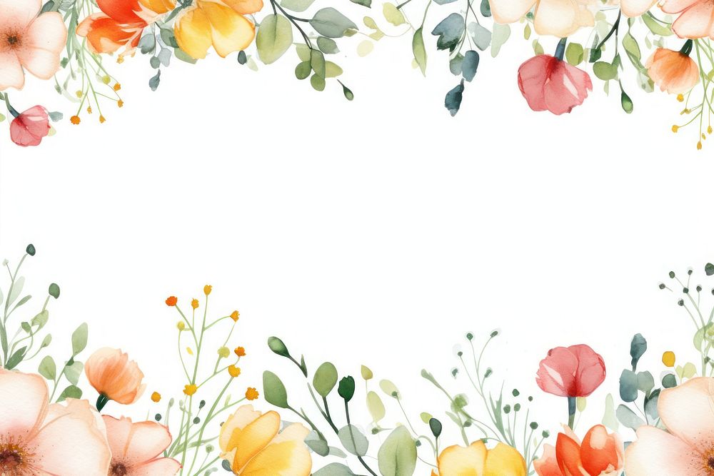 Spring and summer flower backgrounds pattern. AI generated Image by rawpixel.