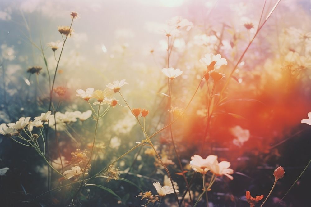 Meadow landscape sunlight outdoors. AI generated Image by rawpixel.