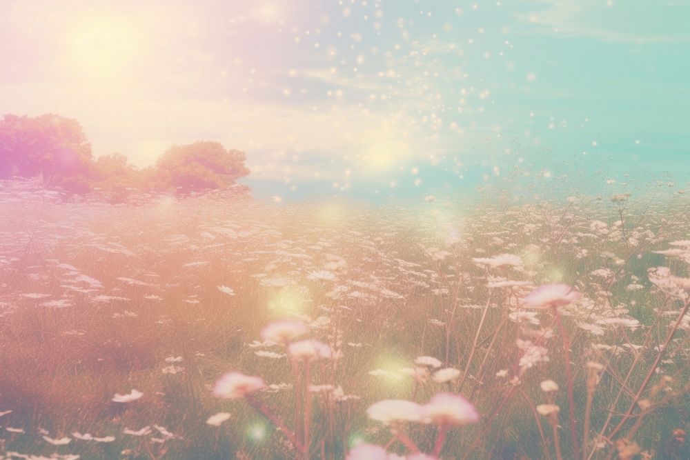 Meadow backgrounds landscape outdoors. AI generated Image by rawpixel.