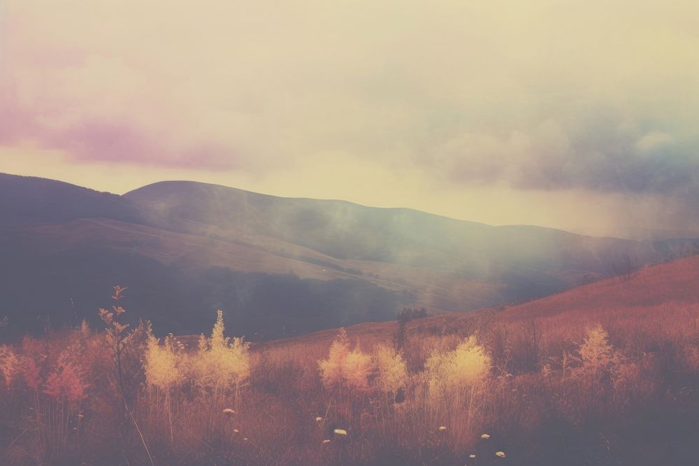 Autumn hills landscape outdoors nature. AI generated Image by rawpixel.