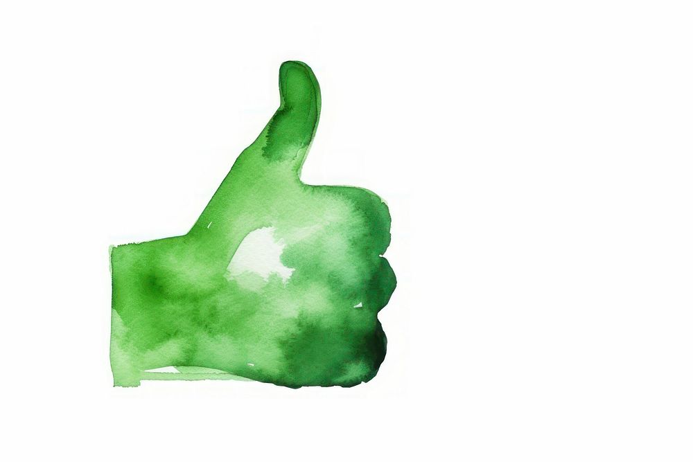 Check mark finger green hand. AI generated Image by rawpixel.