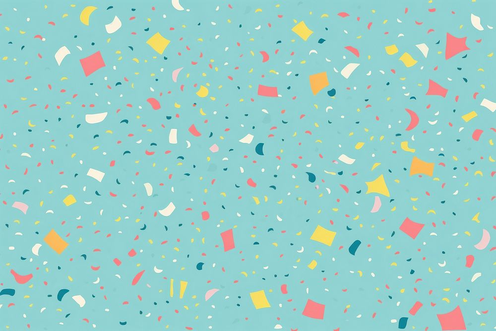 Confetti in birthday celebration backgrounds paper blue. AI generated Image by rawpixel.