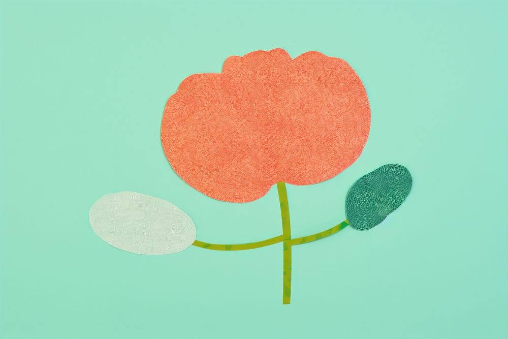 Speech bubble with pressed flower painting green plant. AI generated Image by rawpixel.