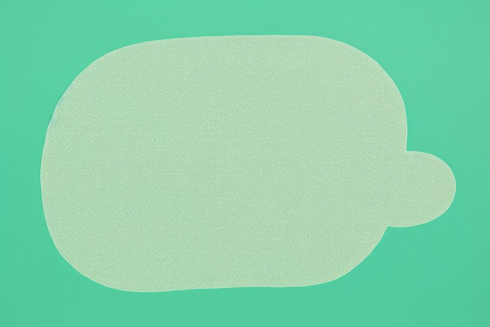 Speech bubble green green background turquoise. AI generated Image by rawpixel.