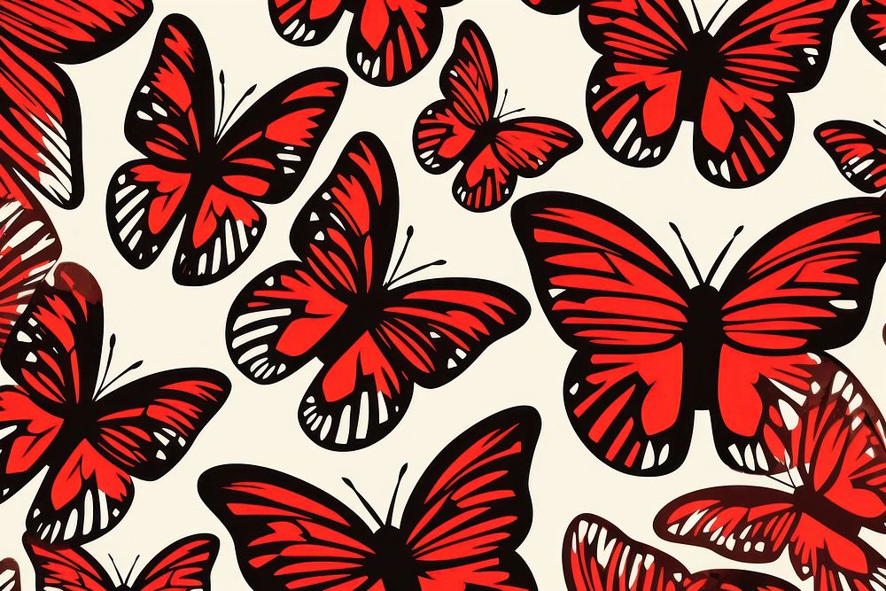 Butterflies backgrounds butterfly pattern. AI generated Image by rawpixel.