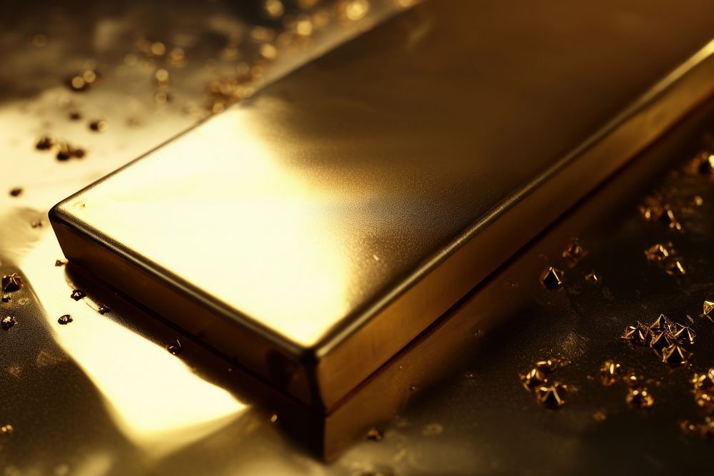 Gold bar jewelry wealth luxury. Free Photo rawpixel