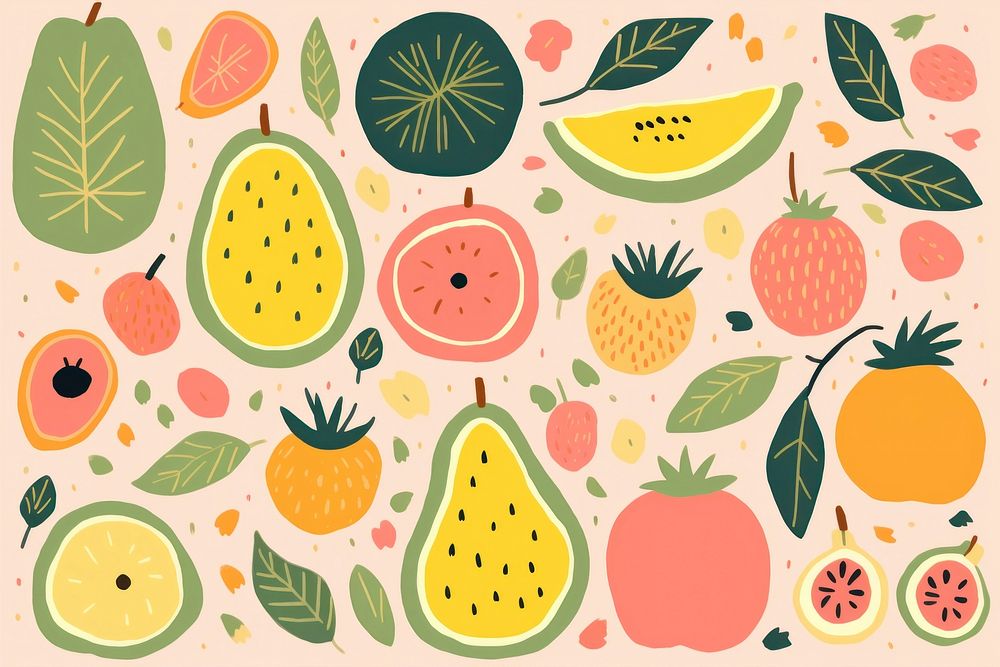 Fruit backgrounds pineapple pattern. AI generated Image by rawpixel.