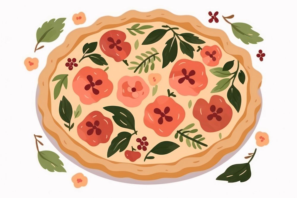 Pie dessert food tart. AI generated Image by rawpixel.
