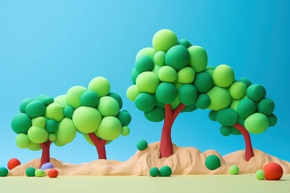 Tree decoration creativity outdoors. AI generated Image by rawpixel.