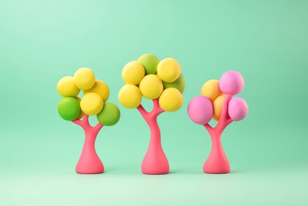 Tree balloon celebration decoration. AI generated Image by rawpixel.