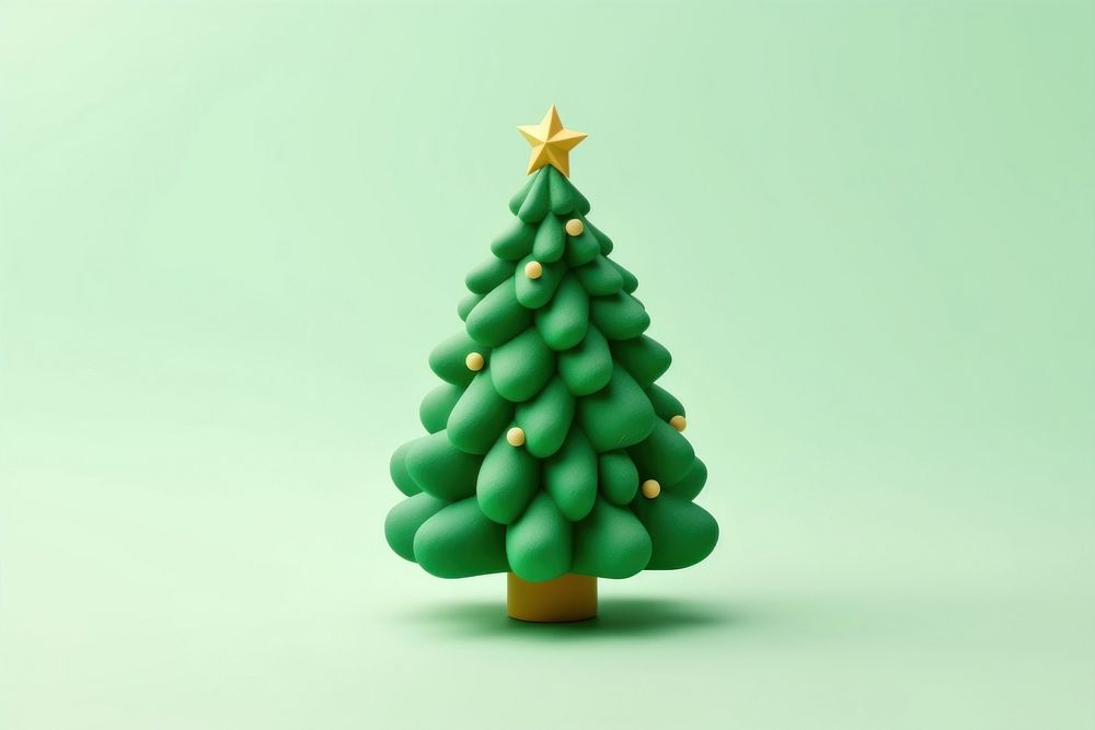 Christmas tree plant toy celebration. AI generated Image by rawpixel.