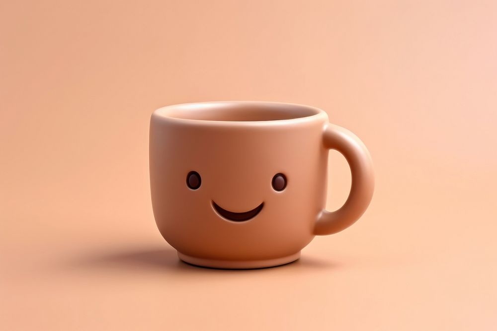 Coffee cup drink mug anthropomorphic. AI generated Image by rawpixel.