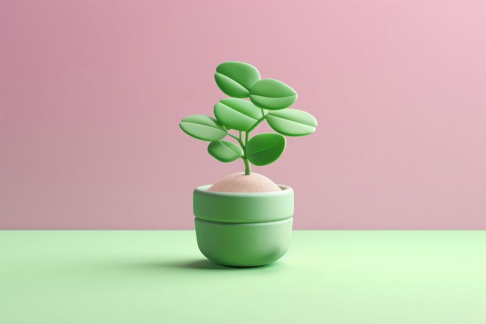 Indoor plant green leaf flowerpot. AI generated Image by rawpixel.