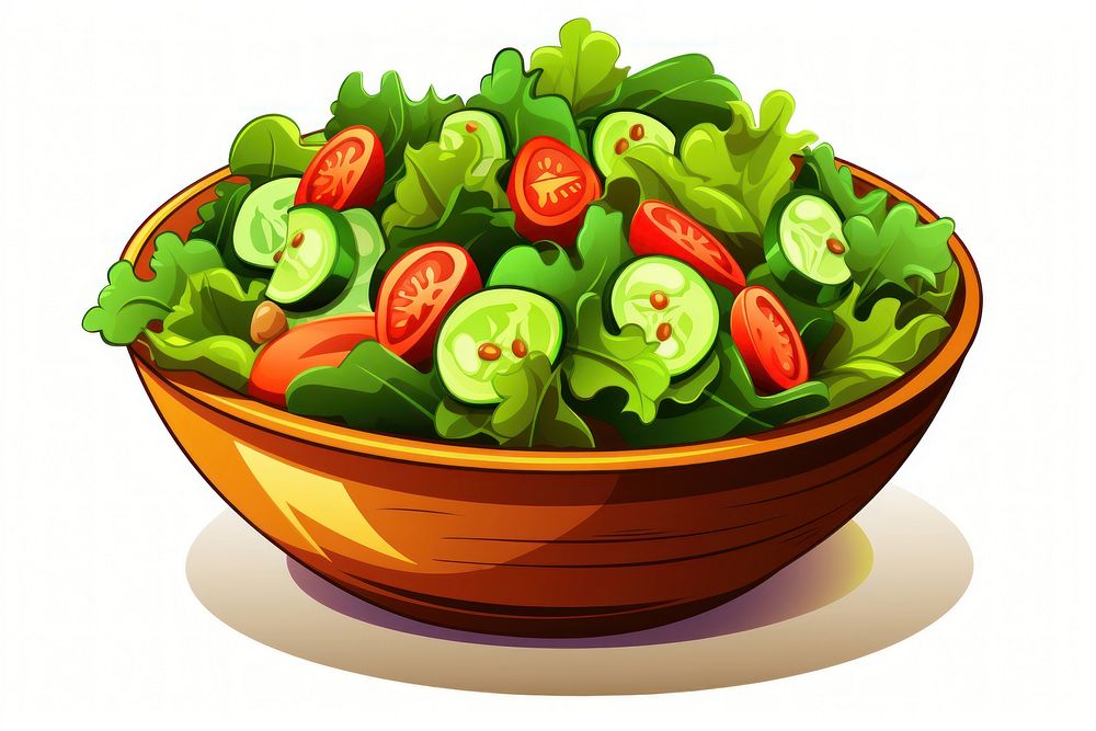 Salad vegetable plant food. AI generated Image by rawpixel.