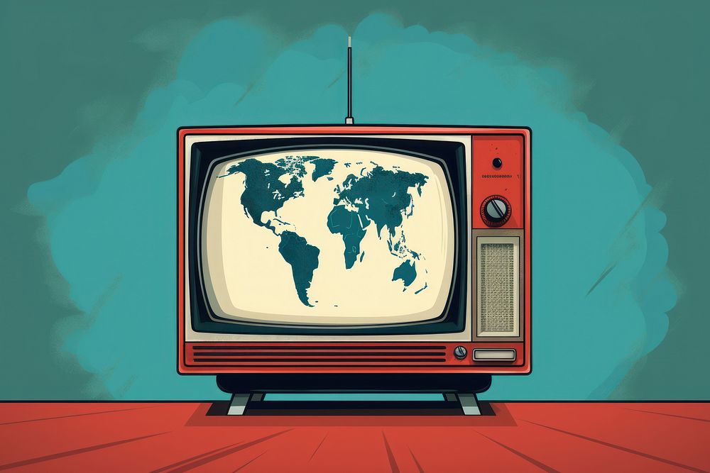 World television electronics technology. AI generated Image by rawpixel.