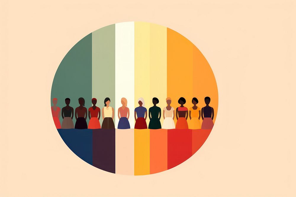 Diversity and Inclusion togetherness variation festival. AI generated Image by rawpixel.