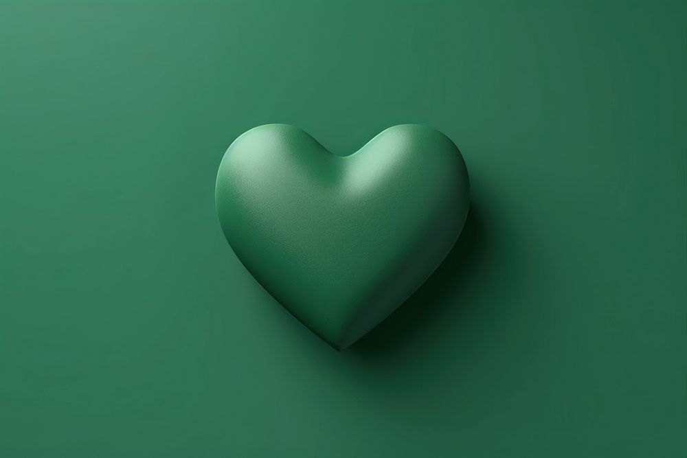 Green heart backgrounds jewelry balloon. AI generated Image by rawpixel.