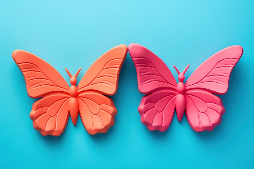 Butterfly creativity fragility pattern. AI generated Image by rawpixel.