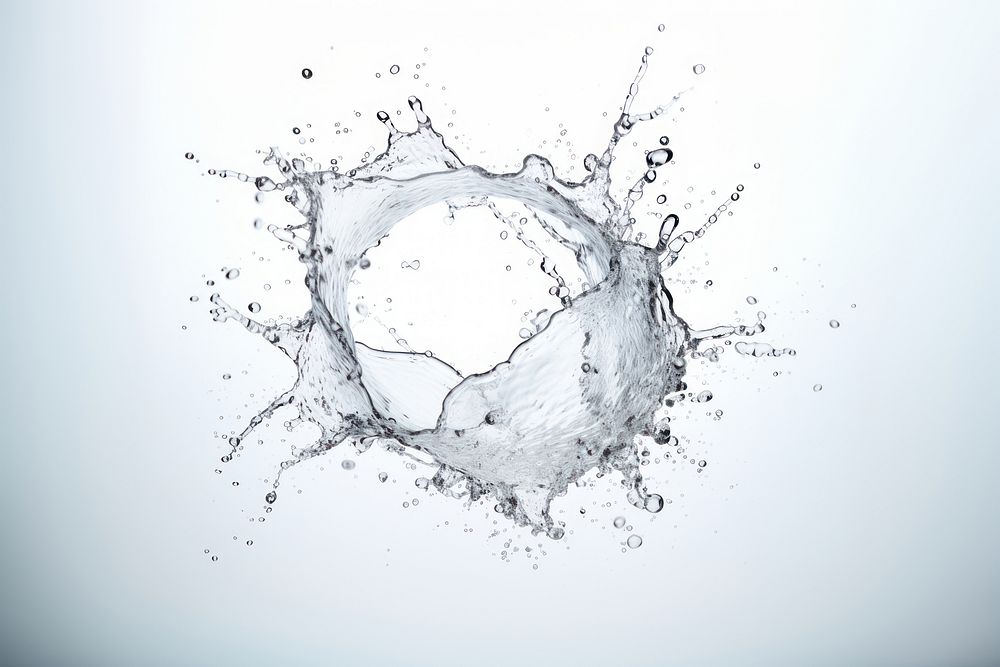 Water splash backgrounds circle splattered. AI generated Image by rawpixel.