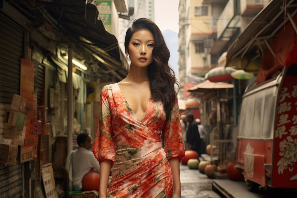 Hong Konger women portrait fashion adult. AI generated Image by rawpixel.