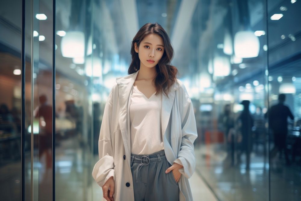 Korean women shopping fashion adult. AI generated Image by rawpixel.