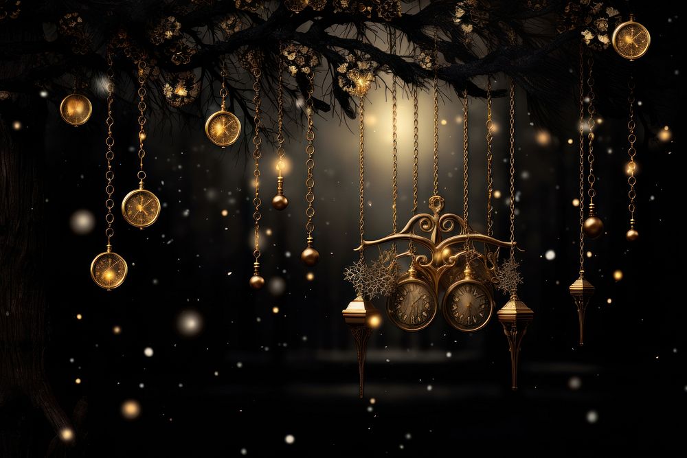 New Year card template lighting | Free Photo - rawpixel