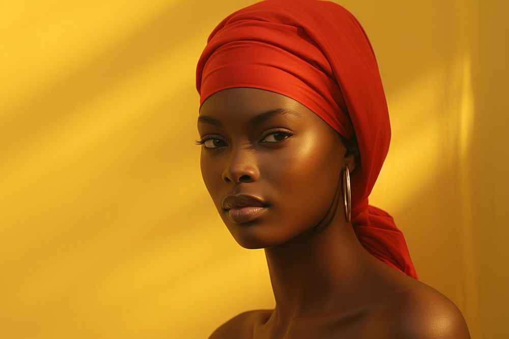American African woman photography portrait adult. AI generated Image by rawpixel.