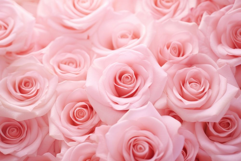 Pink flower rose backgrounds petal. AI generated Image by rawpixel.