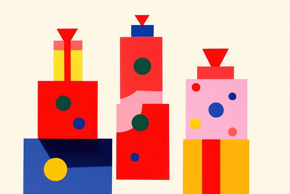 Presents line celebration creativity. AI generated Image by rawpixel.