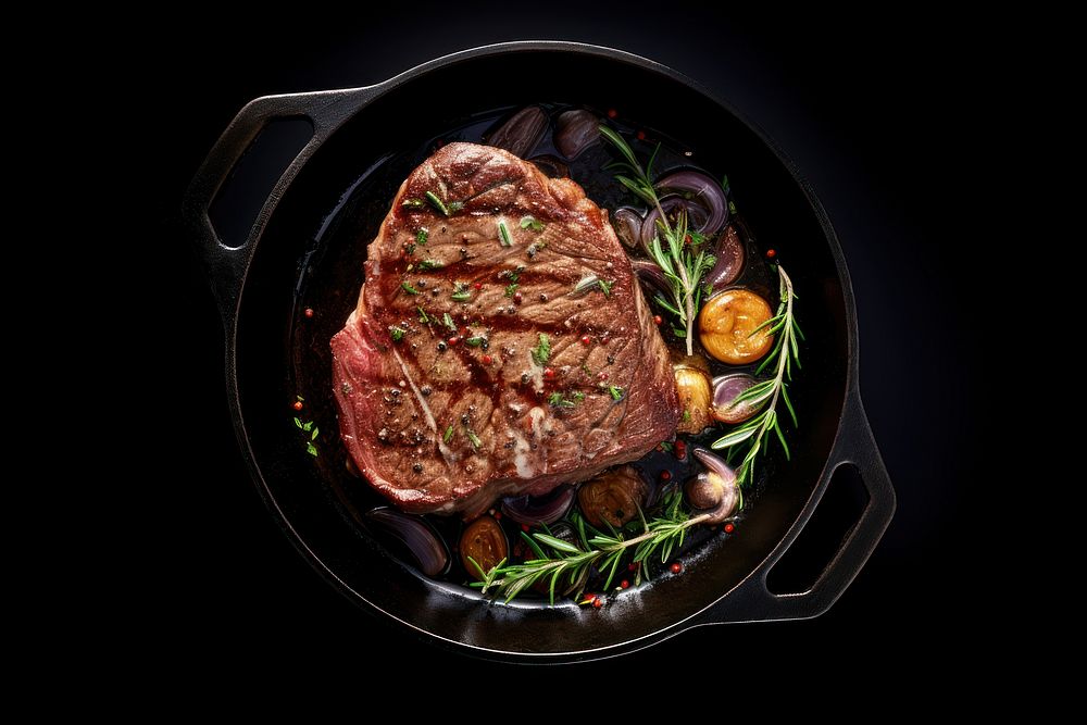 Succulent fillet steak meat beef food. AI generated Image by rawpixel.