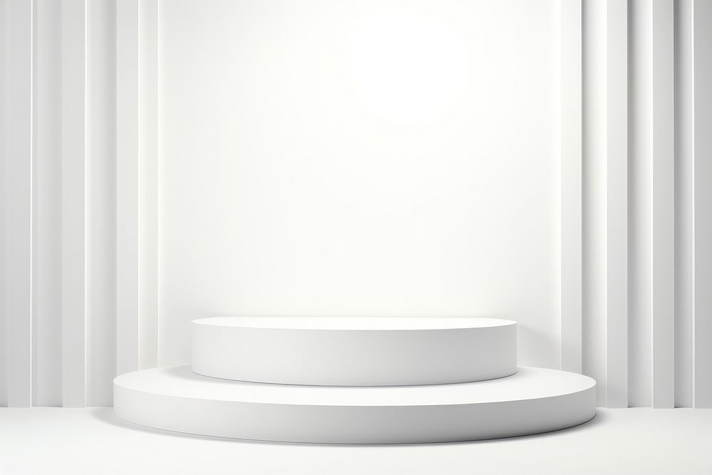 Product podium bathtub white architecture. AI generated Image by rawpixel.