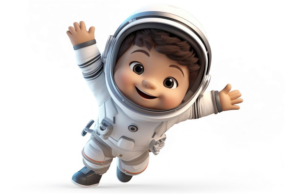 Astronaut cute toy futuristic. AI generated Image by rawpixel.