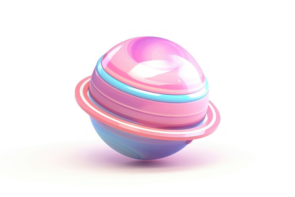 Cartoon planet egg white background simplicity. AI generated Image by rawpixel.