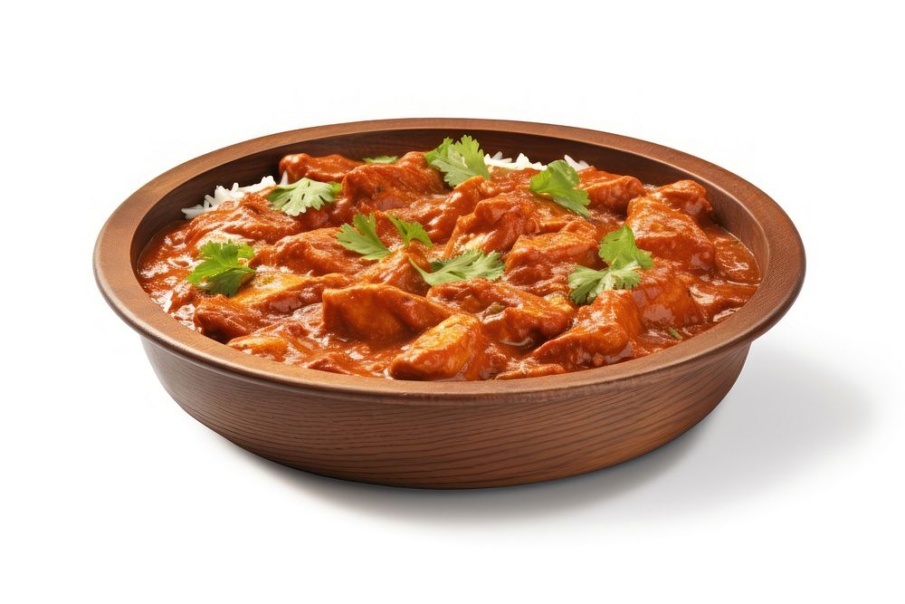 Indian curry food meat meal. AI generated Image by rawpixel.