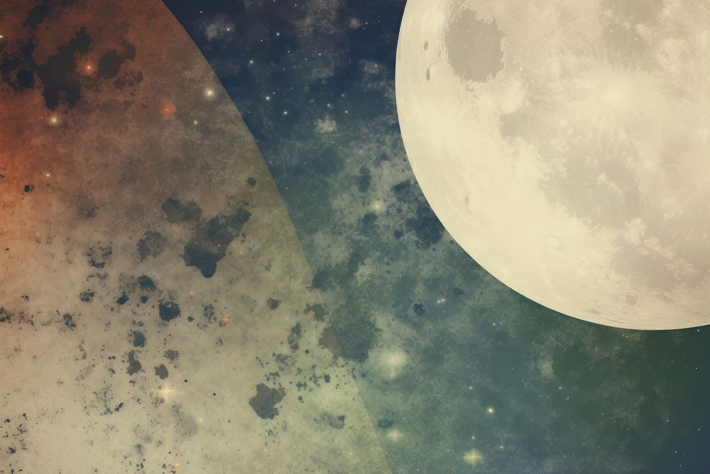 Moon backgrounds astronomy universe. AI generated Image by rawpixel.