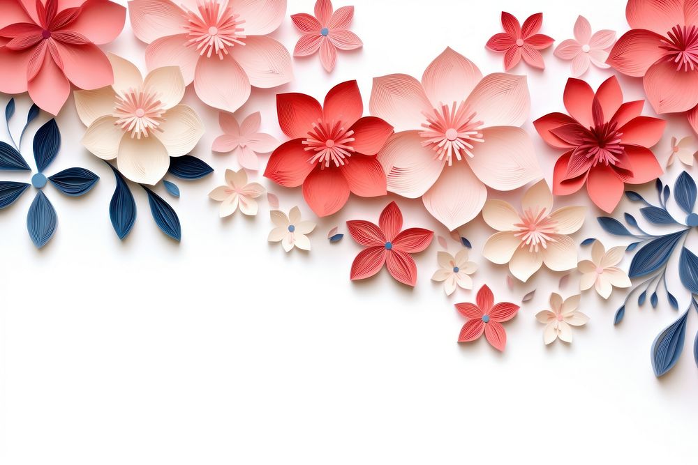 Abstract flower backgrounds pattern. AI generated Image by rawpixel.