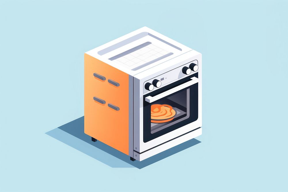 Oven appliance refrigerator convenience. AI generated Image by rawpixel.