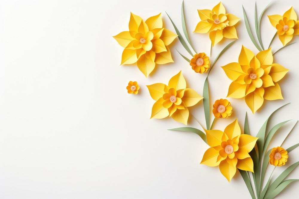 Daffodil flower plant inflorescence. AI generated Image by rawpixel.