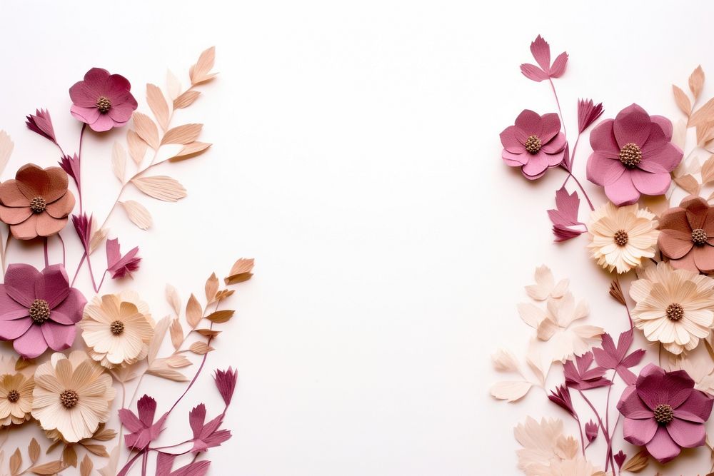 Dry flower backgrounds pattern petal. AI generated Image by rawpixel.