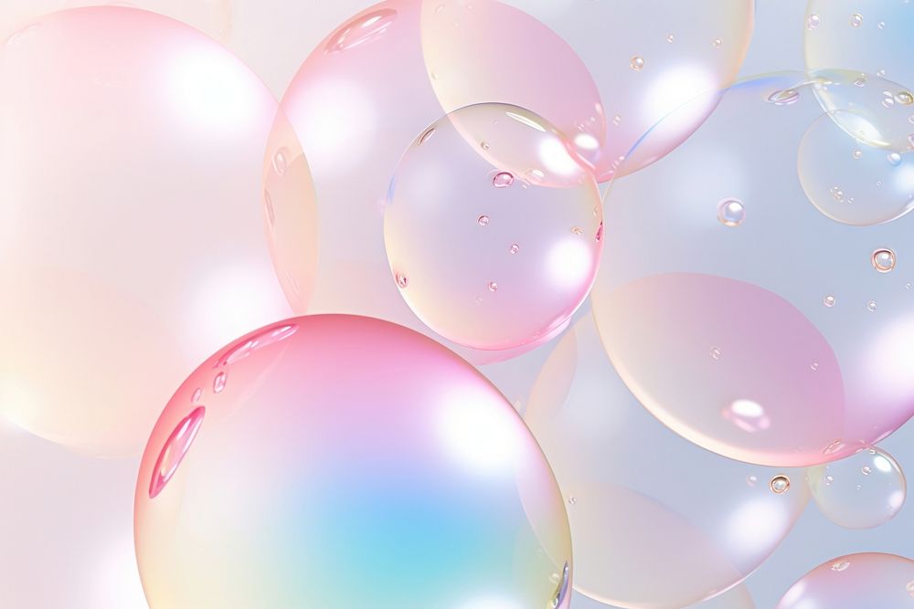 Bubble background backgrounds balloon sphere. AI generated Image by rawpixel.