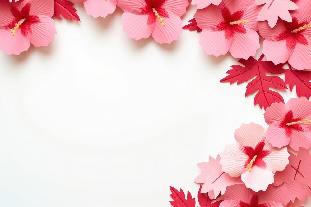 Hibiscus flower backgrounds blossom. AI generated Image by rawpixel.