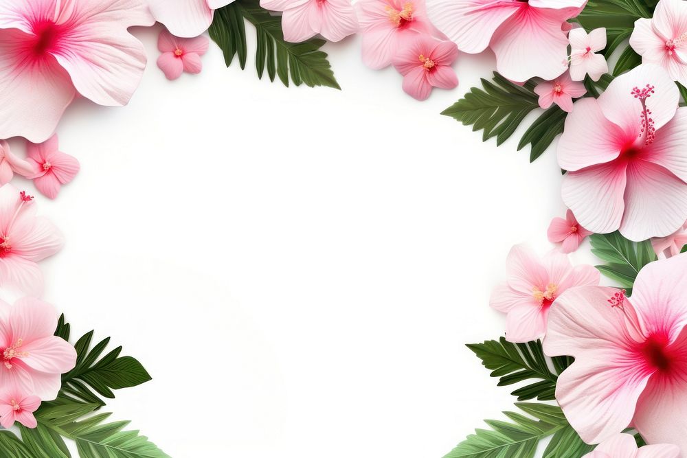 Hibiscus flower backgrounds plant. AI generated Image by rawpixel.