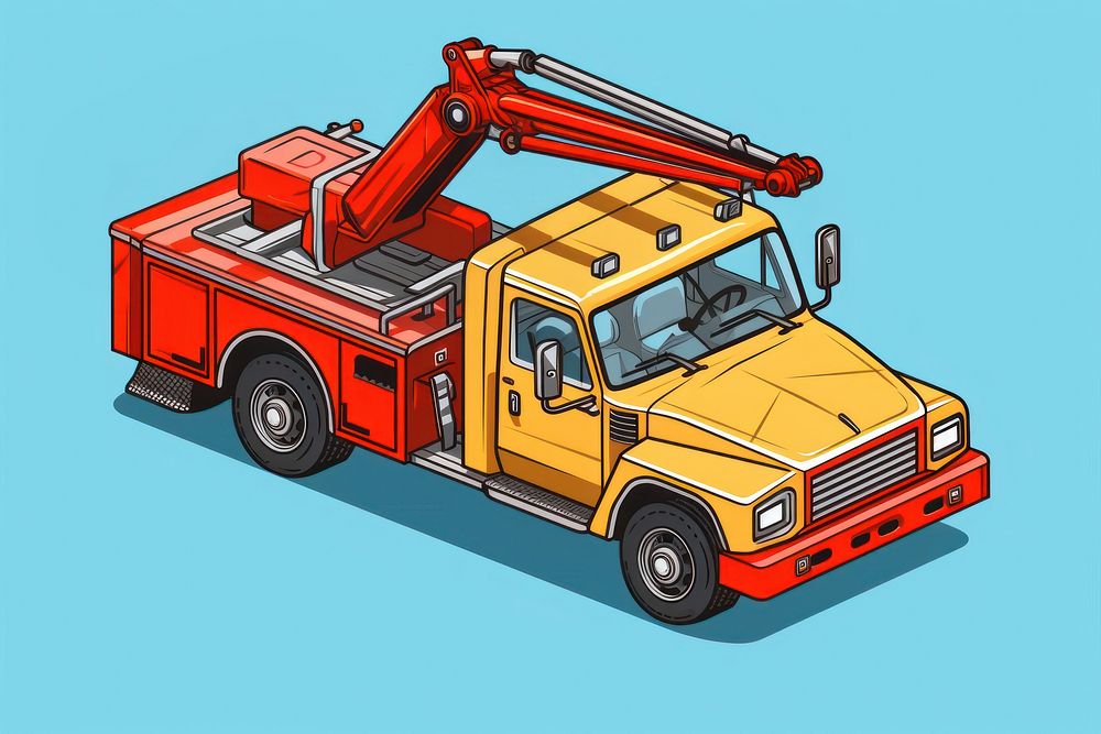 Tow truck vehicle car transportation. AI generated Image by rawpixel.
